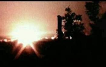 قصف بلدة الديرخبية في محيط مخيم خان الشيح بقنابل النابالم