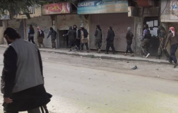 صورة مسربة لعناصر داعش في اليرموك