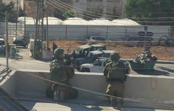 خلال اقتحام قوات الاحتلال في مناطق من الضفة المحتلة