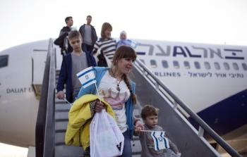 استمرار الهجرة اليهودية إلى فلسطين المحتلة عبر 