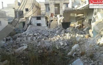 قصف أحياء مخيّم درعا للاجئين بقذائف هاون