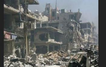 مما تبقّى من مخيّم اليرموك