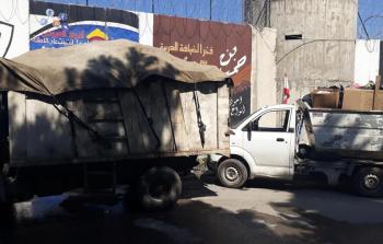 إجراءات عسكريّة لبنانية على خروج شاحنات النفايات من مخيم عين الحلوة 