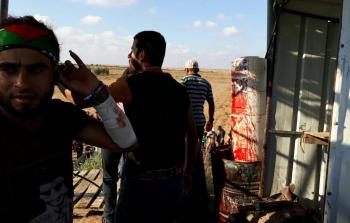 فلسطين المحتلة - آثار قصف قوات الاحتلال شرقي قطاع غزة اليوم