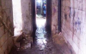 مياه الصرف الصحي تُغرق أزقّة في مخيم شاتيلا