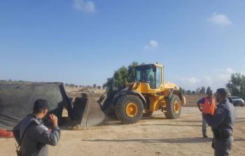 آليّات الاحتلال تهدم قرية العراقيب في النقب للمرّة (132)