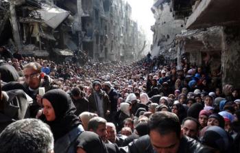 فلسطينيّو سوريا في لبنان يعتصمون أمام مقر 