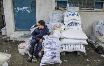 أكثر من مليون لاجئ في قطاع غزة مهددون بنقص الغذاء 