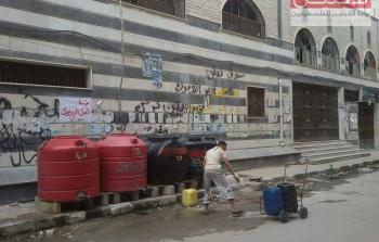 نشطاء يطالبون المجتمع الدولي التدخل لحل أزمة انقطاع المياه في مخيمي درعا واليرموك