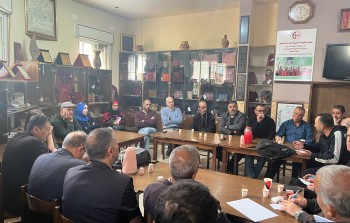 اجتماع مؤسّسات وفعاليات اللاجئين في تجمعات ومُخيّمات محافظة بيت لحم