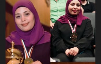 الرياضية الفلسطينية آلاء فضيل من أبناء مخيم خان دنون بريف دمشق