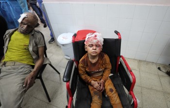جرحر فلسطينيون في مشفى الأقصى بدير البلح