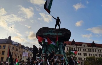 مظاهرة في مدينة مالمو السويدية احتجاجاً على الحرب الإبادة ضد غزة