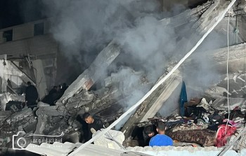 استهداف منزل لعائلة بريص بمخيم خانيونس أدى إلى ارتقاء 10 شهداء