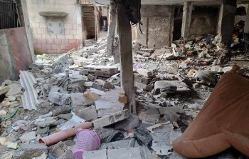 الدمار الذي خلفته قوات الاحتلال في مخيم بلاطة- تصوير أمين أبو وردة