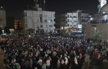 مظاهرة أمام سفارة الاحتلال في العاصمة الأردنية عمان