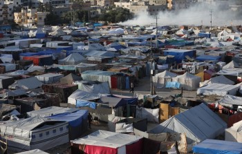 مخيم جديد للنازحين من رفح غرب النصيرات وسط قطاع غزة