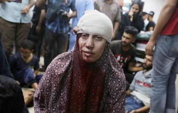 جرحى جراء استهداف مخيم النصيرات وسط قطاع غزة