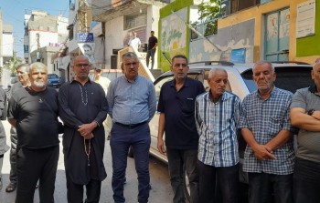 وقفة سابقة هذا الأسبوع في مخيم برج الشمالي جنوبي لبنان