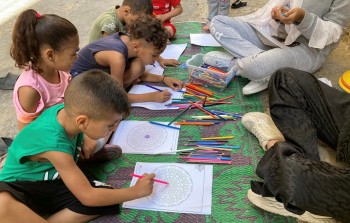 دعم نفسي لأطفال مخيم البرج الشمالي بصور
