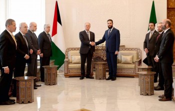 لقاء وفد السلطة مع أحمد الشرع في دمشق
