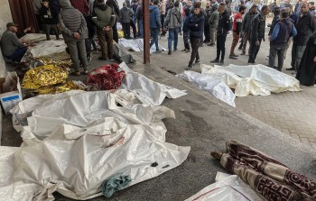 شهداء في المستشفى المعمداني بمدينة غزة 16-1-2025