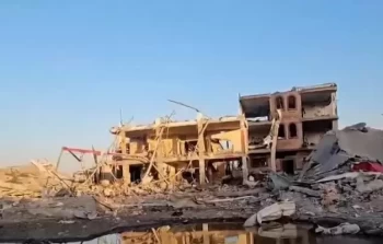 صورة أرشيفية للدمار الذي خلفه الاحتلال في منطقة المخيم الجديد والمغراقة بمخيم النصيرات (الجزيرة)