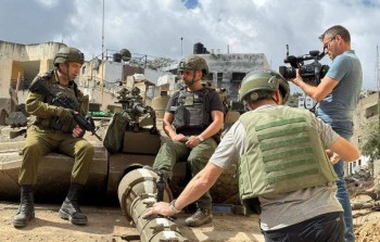 صورة نشرها جيش الاحتلال من عدوانه المتواصل على مخيم جنين