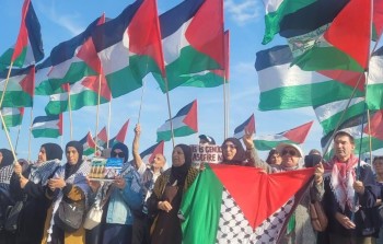 مظاهرة في برلين تطالب بوقف حرب الإبادة على غزة، أرشيفية