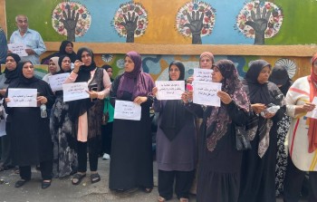 من اعتصام سابق رفضاً لدمج المدرسة