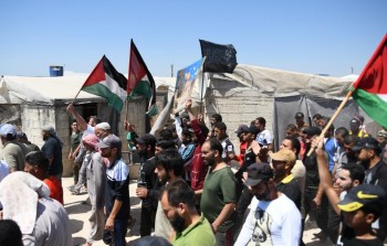 فلسطينيون في الشمال السوري - أرشيفية.