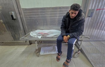 والد الطفلة الشهيدة عهد البيوك - خان يونس جنوبي قطاع غزة