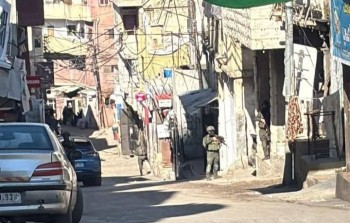 من اقتحام جيش الاحتلال لـ مخيم عسكر في نابلس