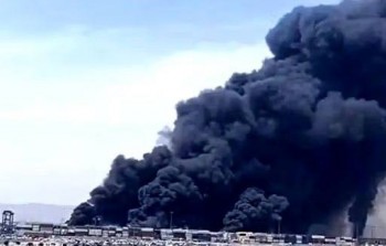 دوي انفجارات في مدينة تبريز شمال غربي إيران