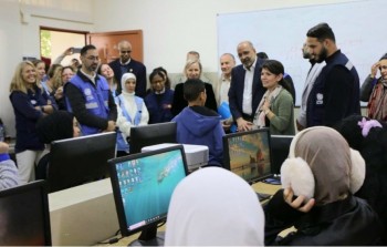 وفد أممي يطّلع على أوضاع النازحين في مركز سبلين والتحديات التي تواجه النازحين