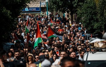 من مسيرة ذكرى يوم الأرض الخالد الـ48 في بلدة دير حنا..