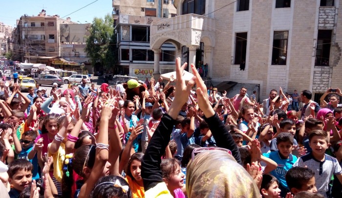 فرحة الأطفال الفلسطينيين في العيد - قدسيا