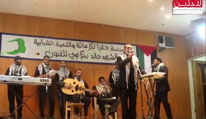 فرقة الشهيد خالد بكراوي لأداء الأغاني الوطنية والتراثية جنوب العاصمة دمشق