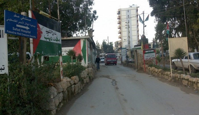 مدخل مخيم البداوي في شمال لبنان