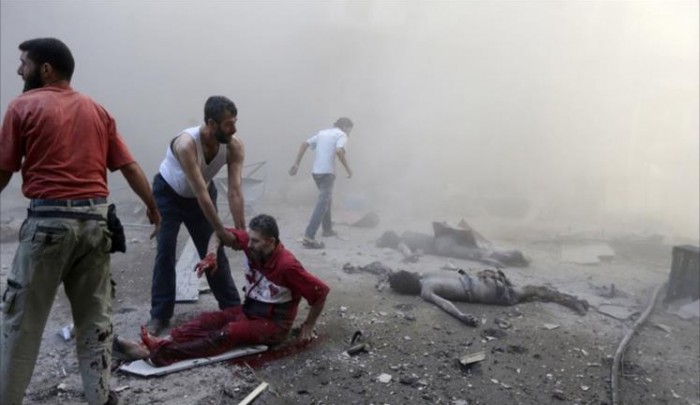 ضحايا القصف على غوطة دمشق