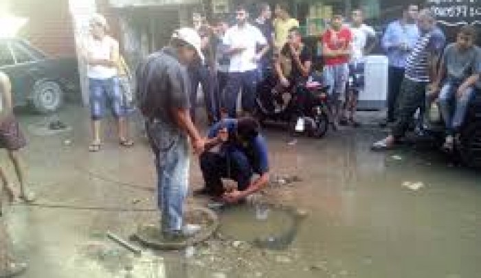 المخيمات الفلسطينية في لبنان تغمرها مياه الأمطار