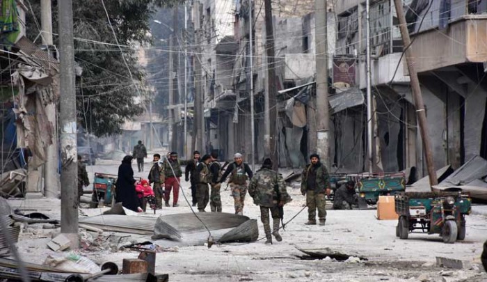 قوات النظام السوري توشك على السيطرة على كامل مدينة حلب
