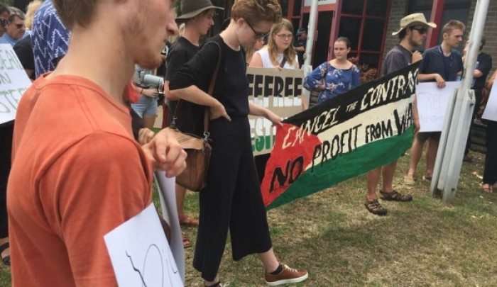 احتجاجات في أستراليا للمطالبة بقطع العلاقات العسكرية مع الكيان الصهيوني