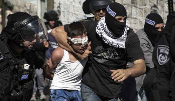 اعتقال الاطفال الفلسطينيين في القدس المحتلة 