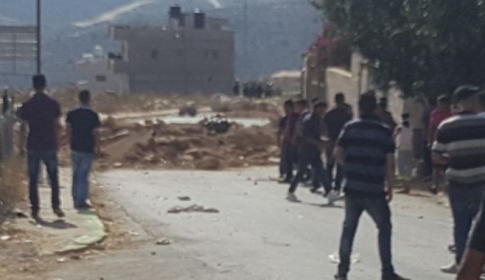 فلسطين المحتلة-مدخل قرية كوبر شمال غرب رام الله المحتلة
