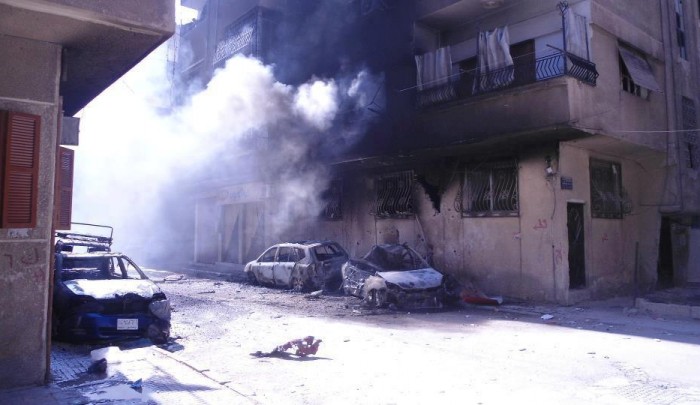تواصل القصف على مخيّم اليرموك و"داعش" يهاجم حي التضامن المحاذي " أرشيف" 
