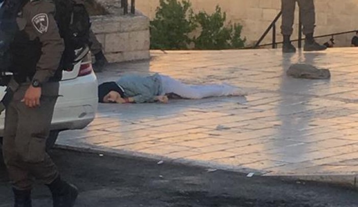 القدس المحتلة-الفتاة التي أطلقت قوات الاحتلال النار عليها