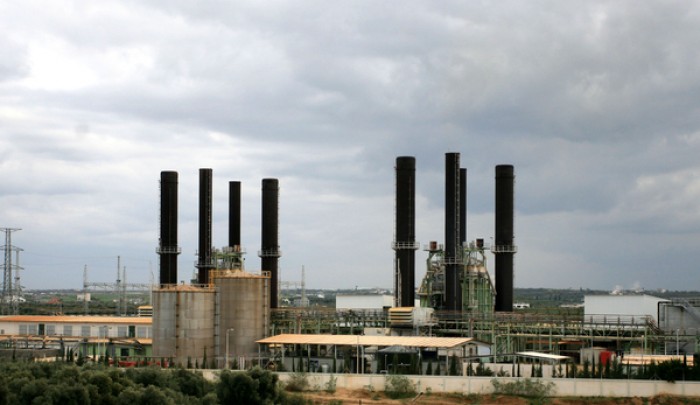 فلسطين المحتلة- محطة توليد الكهرباء في غزة
