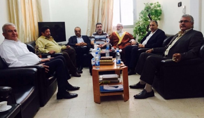 خلال اجتماع اللجنة الفلسطينية لمتابعة ملف المطلوبين