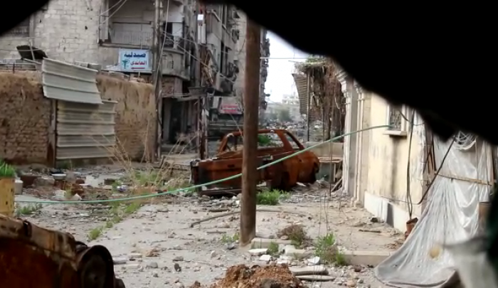 أحد محاور التماس بين بلدة يلدا ومخيم اليرموك